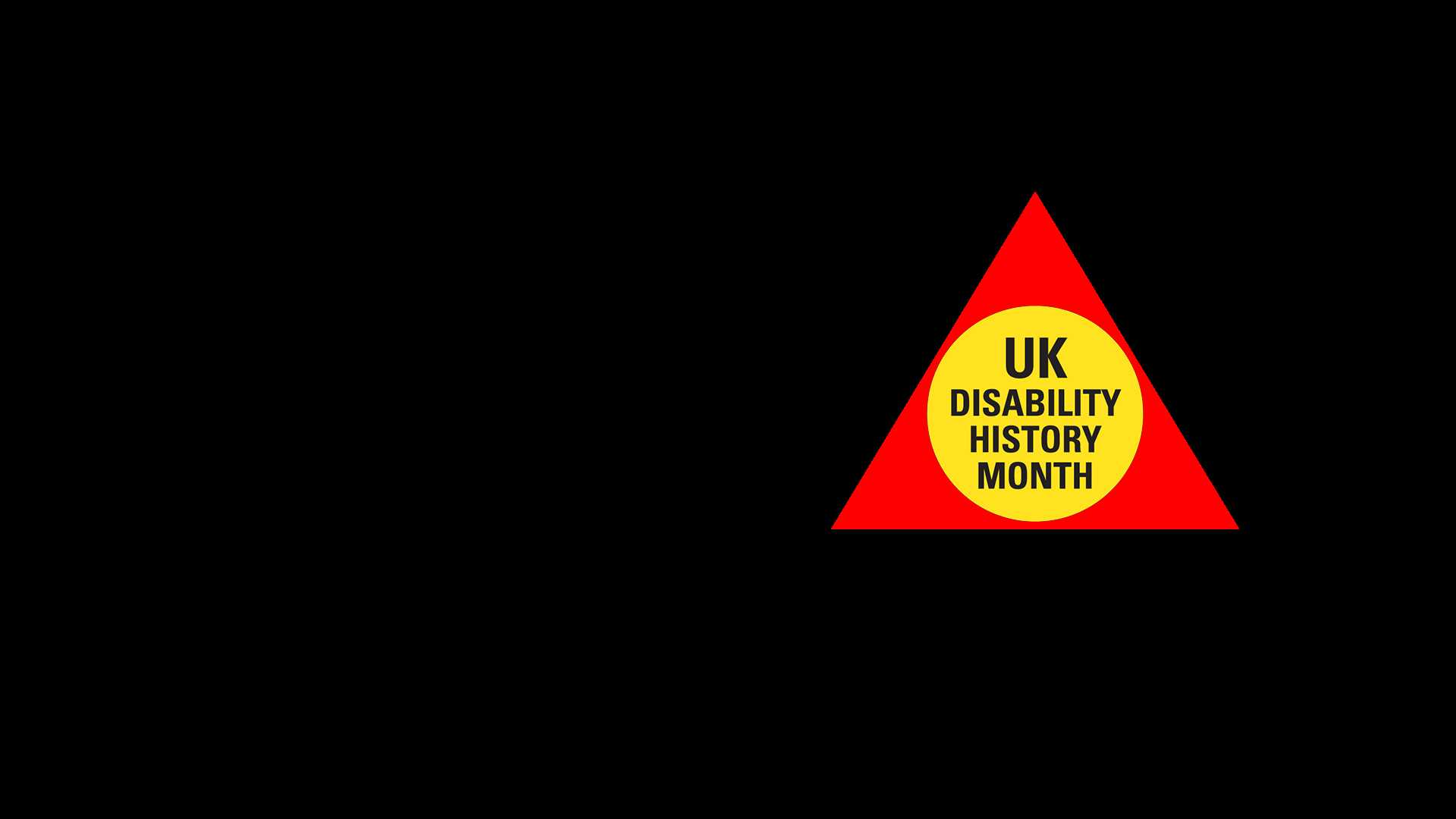 Disability history month logo