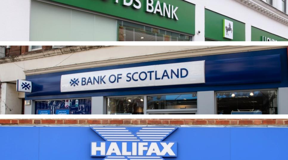 Lloyds Bank, Bank of Scotland and Halifax Branches
