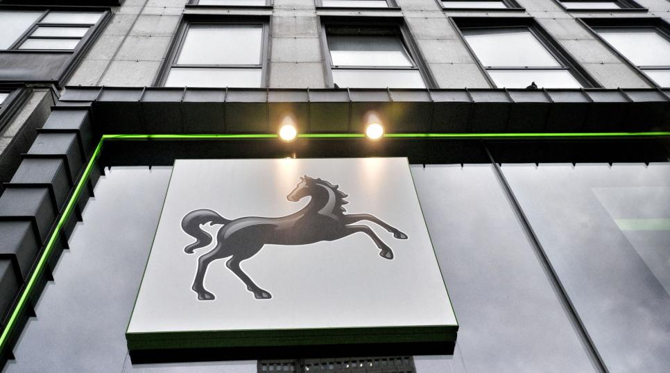 Lloyds Banking Group Building with Lloyds horse logo
