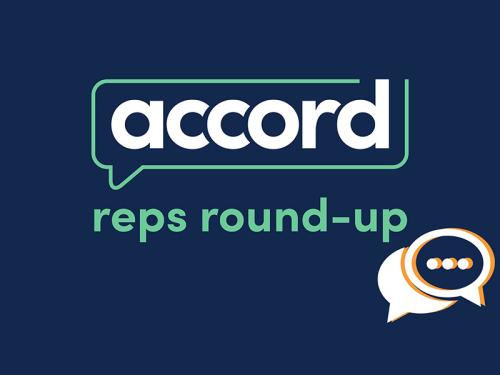 Accord reps round up image on blue background