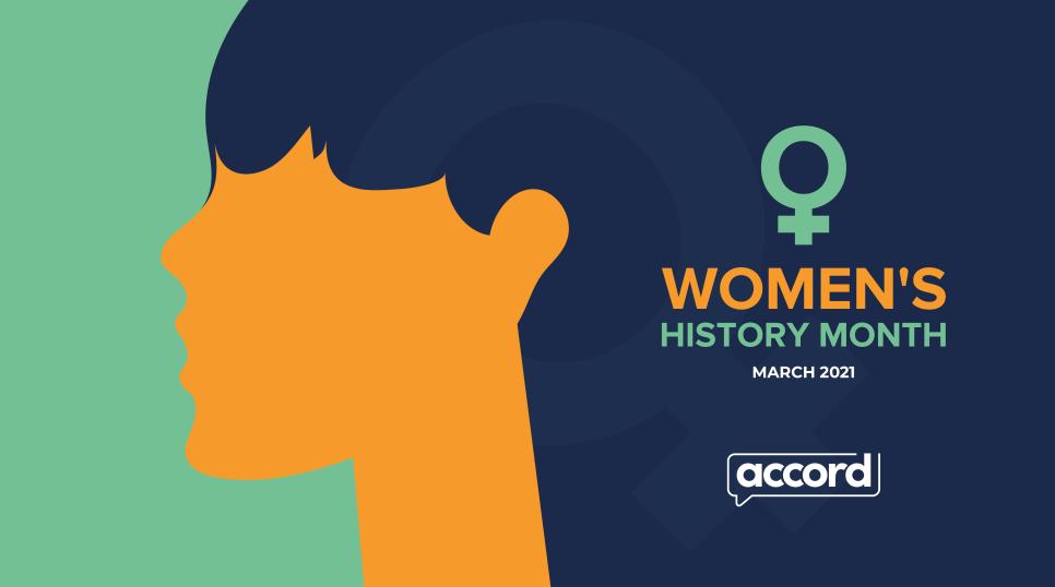 Women's history month logo