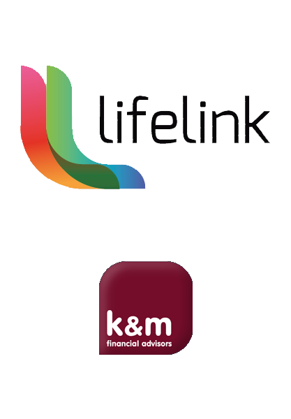 Lifelink & KM Financial Advisors logos